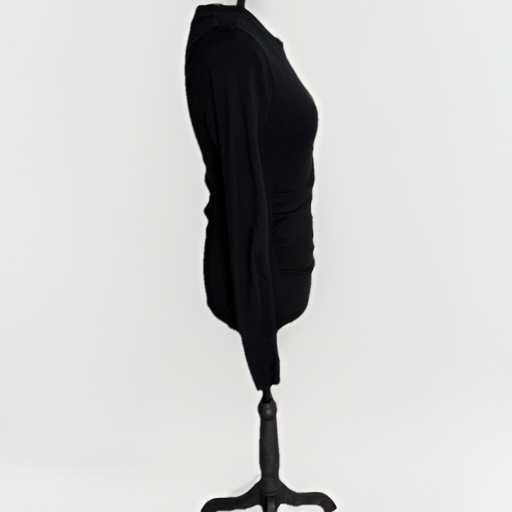 Athleta‎ Foresthill Wool Ascent Top Black Small Mesh Back - Picture 4 of 9